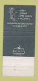 Matchbook Cover - Spoonbill Naples FL WEAR 30 Strike