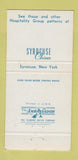 Matchbook Cover - Syracuse China NY Dishes WEAR 30 Strike