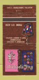 Matchbook Cover - Michael's Inn Fullerton CA WORN 30 Strike