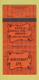 Matchbook Cover - Monument Inn La Porte TX 30 Strike