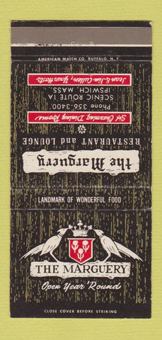 Matchbook Cover - The Marguery Ipswich MA 30 Strike