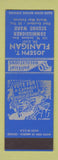 Matchbook Cover - Joseph Flanigan Commissioner Second Ward Flint MI SAMPLE