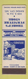 Matchbook Cover - Thorup's Furniture Store Kansas City MO SAMPLE
