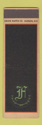 Matchbook Cover - Union Match SAMPLE