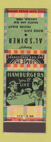Matchbook Cover - Al's Diner Lincoln NE SAMPLE