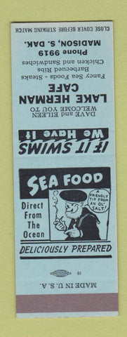 Matchbook Cover - Lake Herman Cafe Madison SD SAMPLE