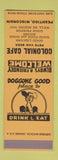 Matchbook Cover - Colonial Cafe Peshtigo WI SAMPLE