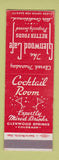 Matchbook Cover - Glenwood Cafe Glenwood Springs Colorado WEAR SAMPLE