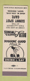 Matchbook Cover - Sunny Spot Cafe Gary IN SAMPLE