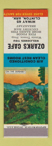 Matchbook Cover - Ozarks Cafe Clinton AR SAMPLE