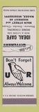 Matchbook Cover - Ideal Cafe Magee MS SAMPLE