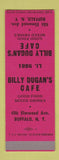 Matchbook Cover - Billy Dugan's Cafe Buffalo NY SAMPLE