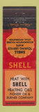 Matchbook Cover - Shell oil gas Pioneer Oil & Burner
