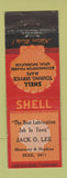 Matchbook Cover - Shell oil gas Jock O Lee
