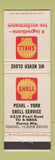 Matchbook Cover - Shell oil gas Pearl York Parma Heights OH