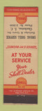 Matchbook Cover - Shell oil gas Smoak Charleston SC