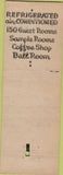 Matchbook Cover - The Kemp Hotel Wichita Falls TX Christmas snow