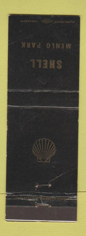 Matchbook Cover - Shell oil gas Menlo Park CA WEAR