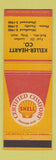Matchbook Cover - Shell oil gas Keller Heartt Woodland Fleetwood