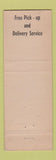 Matchbook Cover - Shell oil gas Center Street Milwaukee WI WEAR