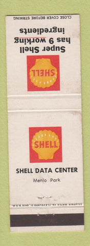 Matchbook Cover - Shell oil gas Menlo Park CA WEAR
