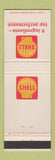 Matchbook Cover - Shell oil gas 9 Ingredients