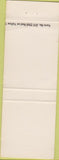Matchbook Cover - Long Beach Match Club Iran Hostage Situation 1981