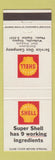 Matchbook Cover - Shell oil gas Wytheville VA