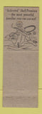 Matchbook Cover - Shell oil gas Vern's Racine WI