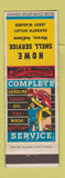 Matchbook Cover - Shell oil gas Howe IN WORN