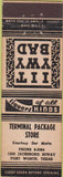 Matchbook Cover - Terminal Package Store Fort Worth TX Liquor