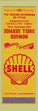 Matchbook Cover - Shell oil gas Howard Franklin Grove IL low phone #