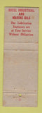 Matchbook Cover - Shell oil gas  Universal Match