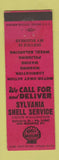 Matchbook Cover - Shell oil gas Sylvania OH