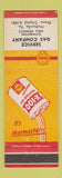 Matchbook Cover - Shell oil gas Service Gas Wytheville VA #1
