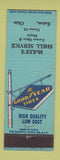 Matchbook Cover - Shell oil gas McKee's Eaton OH Goodyear Tires low phone #