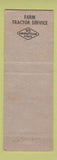 Matchbook Cover - Shell oil gas RH Bob Casteel Indio CA Goodyear Tires
