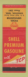 Matchbook Cover - Shell oil gas Pickel Kingston TN low phone #