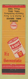 Matchbook Cover - Shell oil gas Dedrick Tiffin OH low phone #