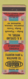Matchbook Cover - HB Cleveland Dodge Plymouth Staunton VA Paint Wallpaper