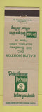 Matchbook Cover - Ralph Horton DeSoto Bedford OH low phone #
