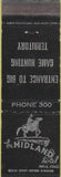 Matchbook Cover - The Midland Hotel Rifle CO