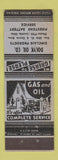 Matchbook Cover - Sinclair oil gas Dolyk Lorain OH Firestone Battery