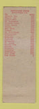 Matchbook Cover - Sinclair oil gas Peters Ringgold GA Goodyear Tires