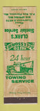 Matchbook Cover - Sinclair oil gas Clark's New Florence MO Big Spring
