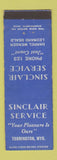 Matchbook Cover - Sinclair oil gas Torrington WY low phone #