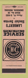 Matchbook Cover - Sinclair oil gas Lambert's Sheridan IN