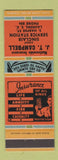 Matchbook Cover - Sinclair oil gas JT Campbell Laurens SC low phone #