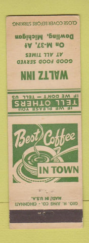 Matchbook Cover - Waltz Inn Dowling MI