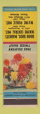 Matchbook Cover - Boon Bros Grocery Market Wayne MI